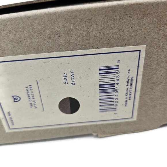 New Rothy's The Carryall Slate Brown Shoulder Tote Bag Rothys Carry All - Picture 13 of 14